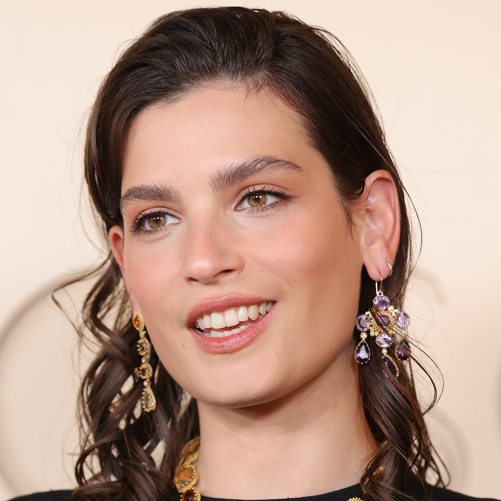 Pierreries Rose Girandole Earring