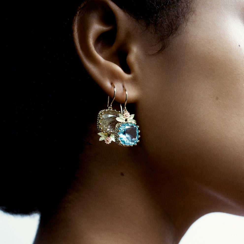 Pierreries Earring Amethyst Up