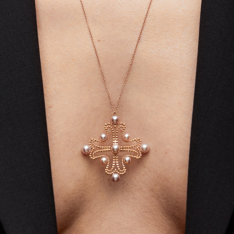 Nina Necklace Pink Gold Mellerio