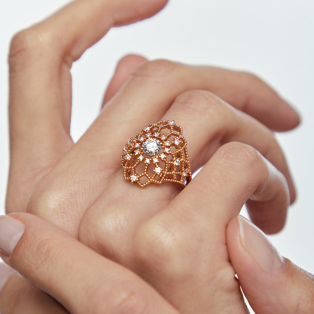 Maglia Ring Pink gold