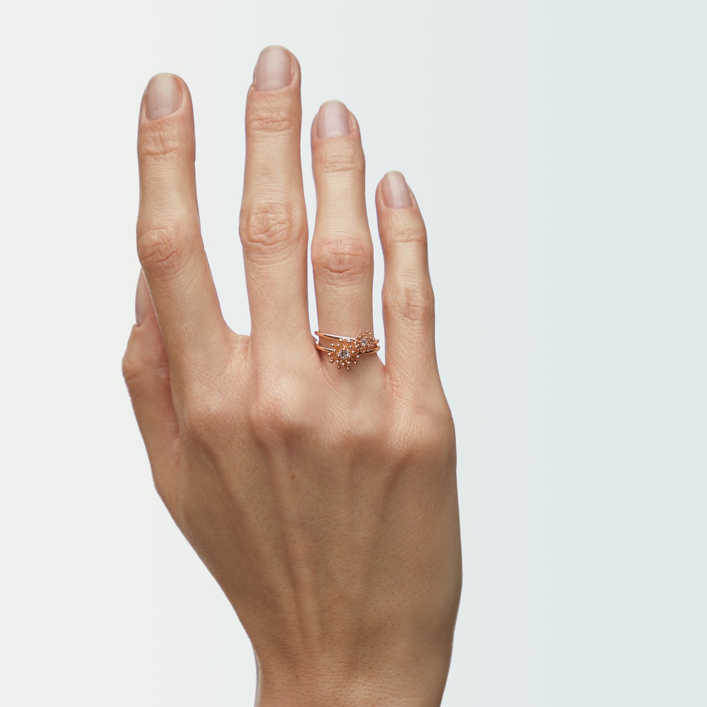 Le Petit Cactus Vert Ring SM Pink Gold