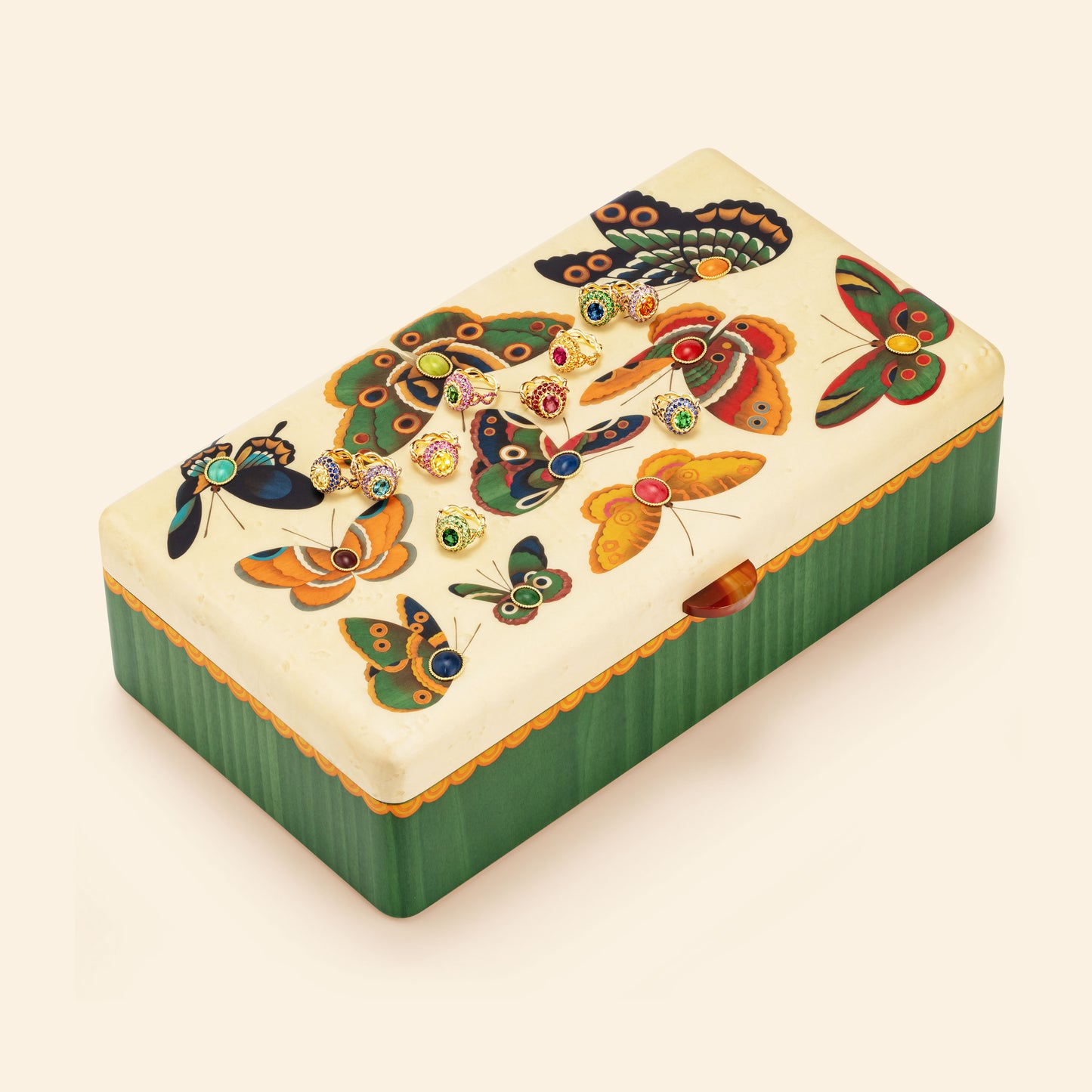 Jewelry Box "Butterflies in Flight"
