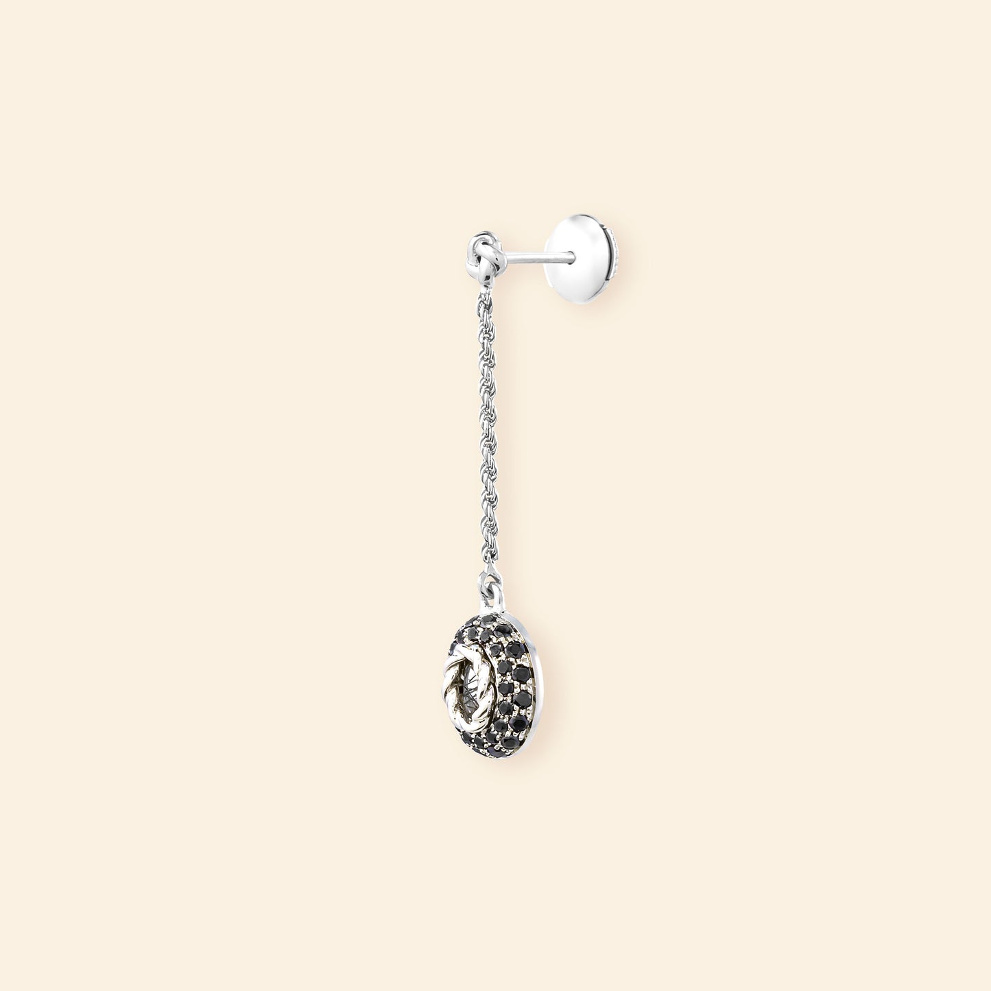 Baby Black Queen Earring