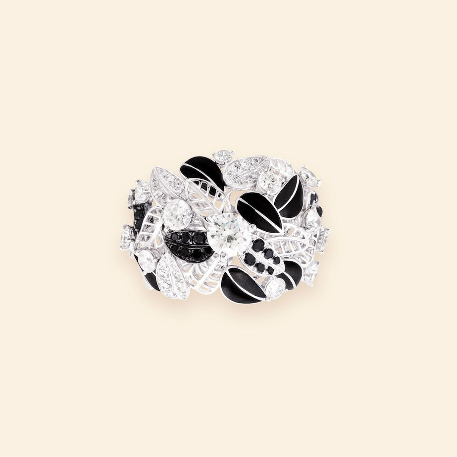 Foglio Ring Black and White