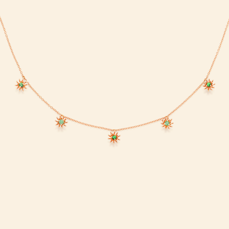 Le petit Cactus Vert Necklace 5 Patterns