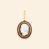 Precious Cameo Rubies Medal Yellow Gold Mellerio