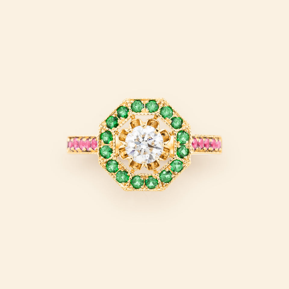 Vérone Ring Green fields