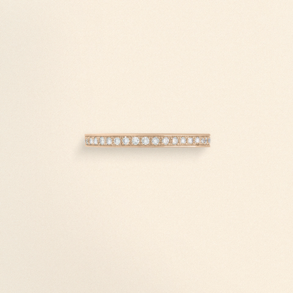 Precious Wedding band Pink gold