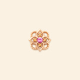 Giardino Small Earring Pink Sapphire