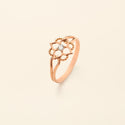 Giardino Ring Diamond Pink Gold Mellerio