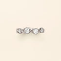 Indra Band Diamonds White gold