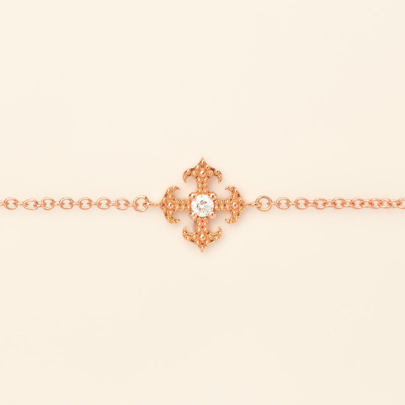 Pinta Bracelet Diamond Pink Gold Mellerio