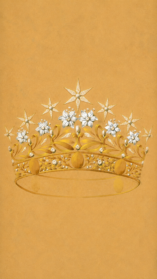 The crown of Our Lady of Lourdes