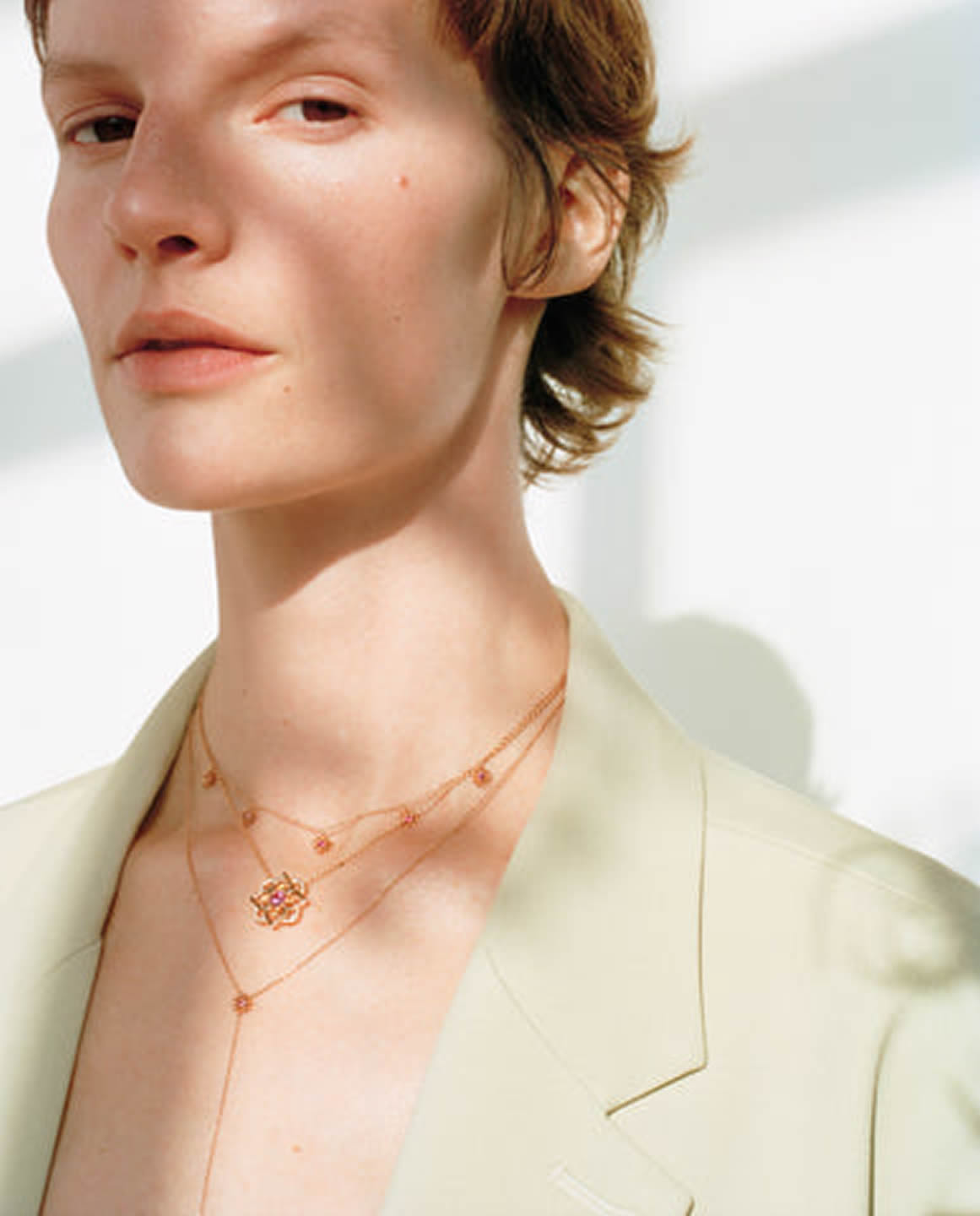 Petit Cactus Rose Necklace