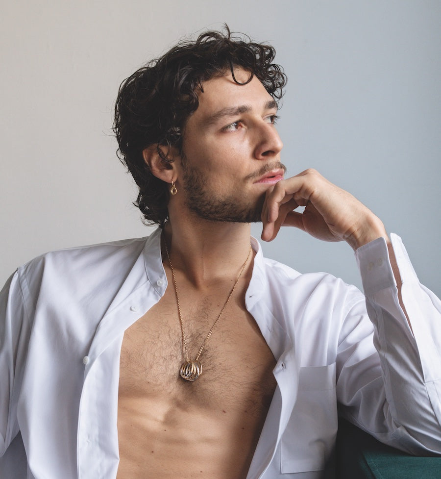 bague en or jaune pour femme et homme