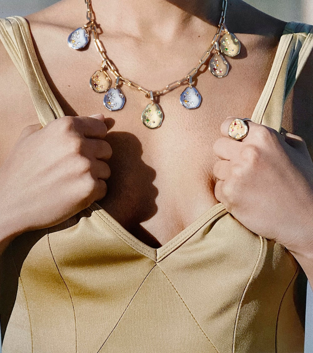 Médaille or vert joaillerie Mellerio