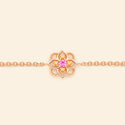 Giardino Pink Sapphire Bracelet Pink Gold Mellerio