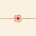 Giardino Ruby Bracelet Pink Gold Mellerio