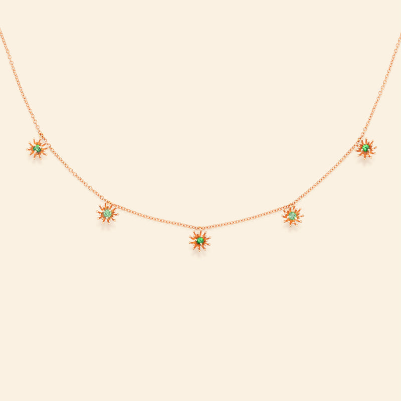 Cactus Vert Necklace 5 Patterns Pink Gold Mellerio
