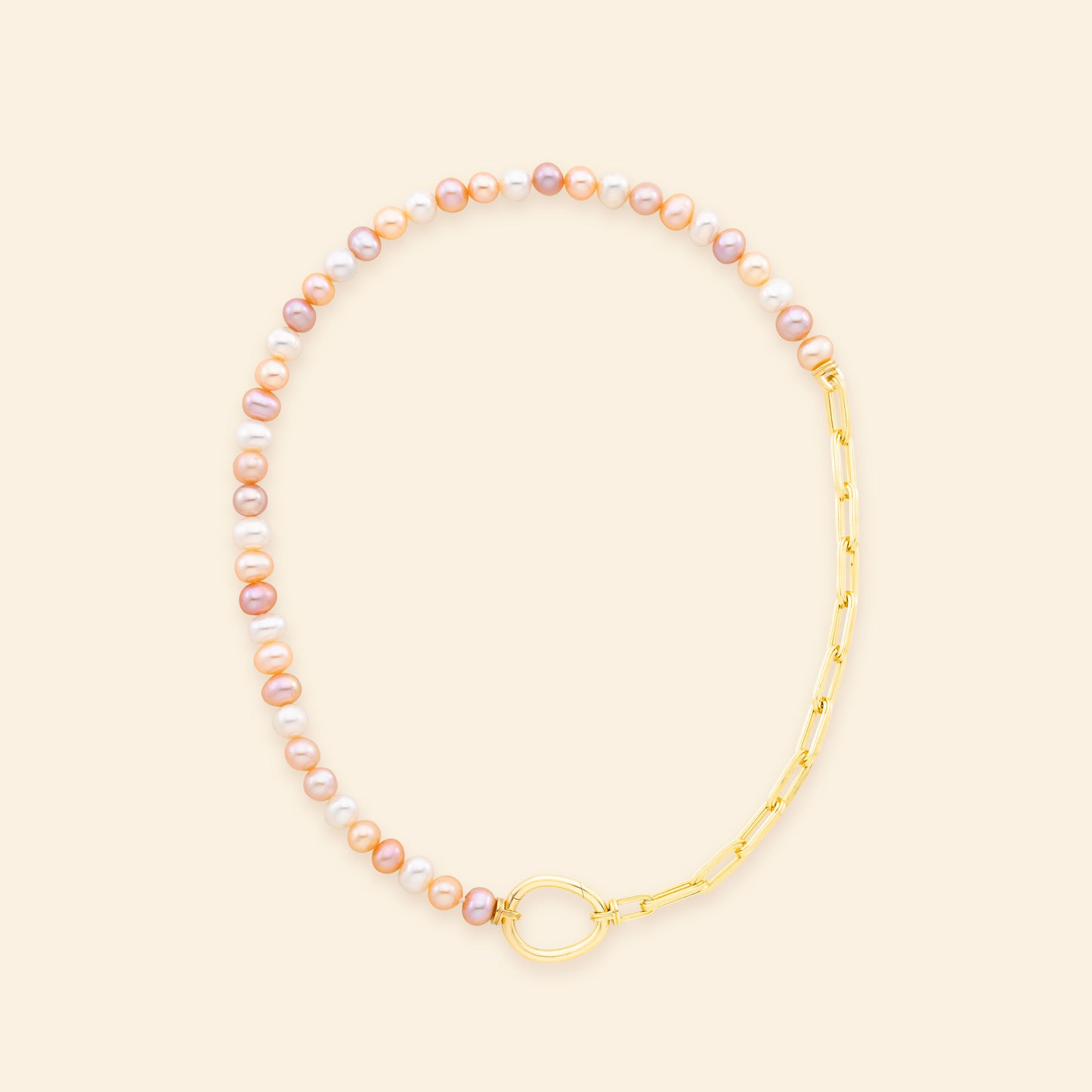 Lien Perles Pink Necklace