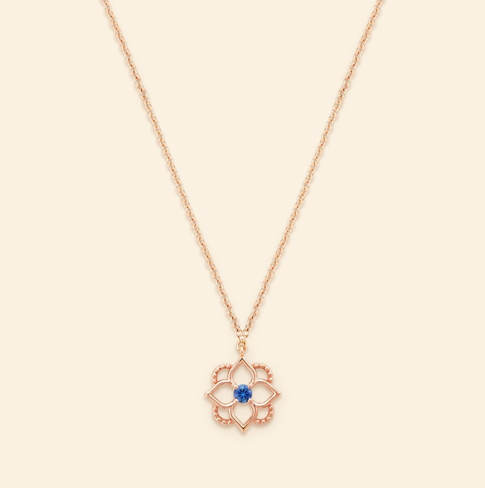 Mini Giardino Necklace Sapphire