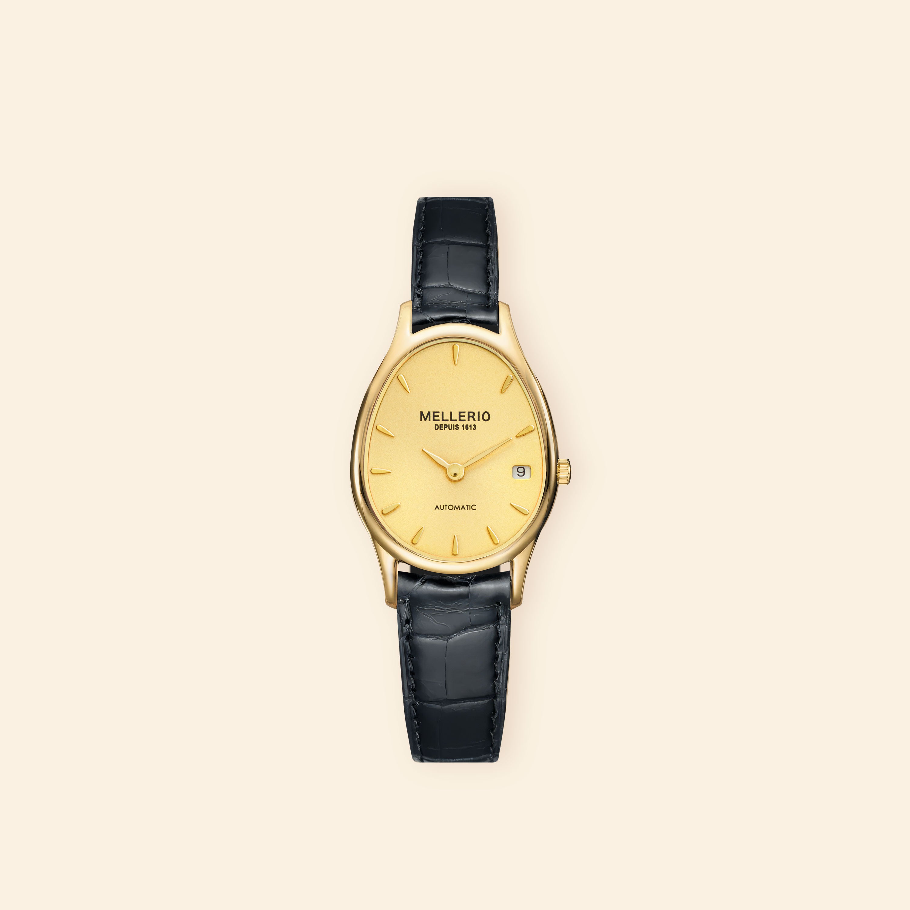 Mini M Cut Watch - Gold-effect Dial – Mellerio
