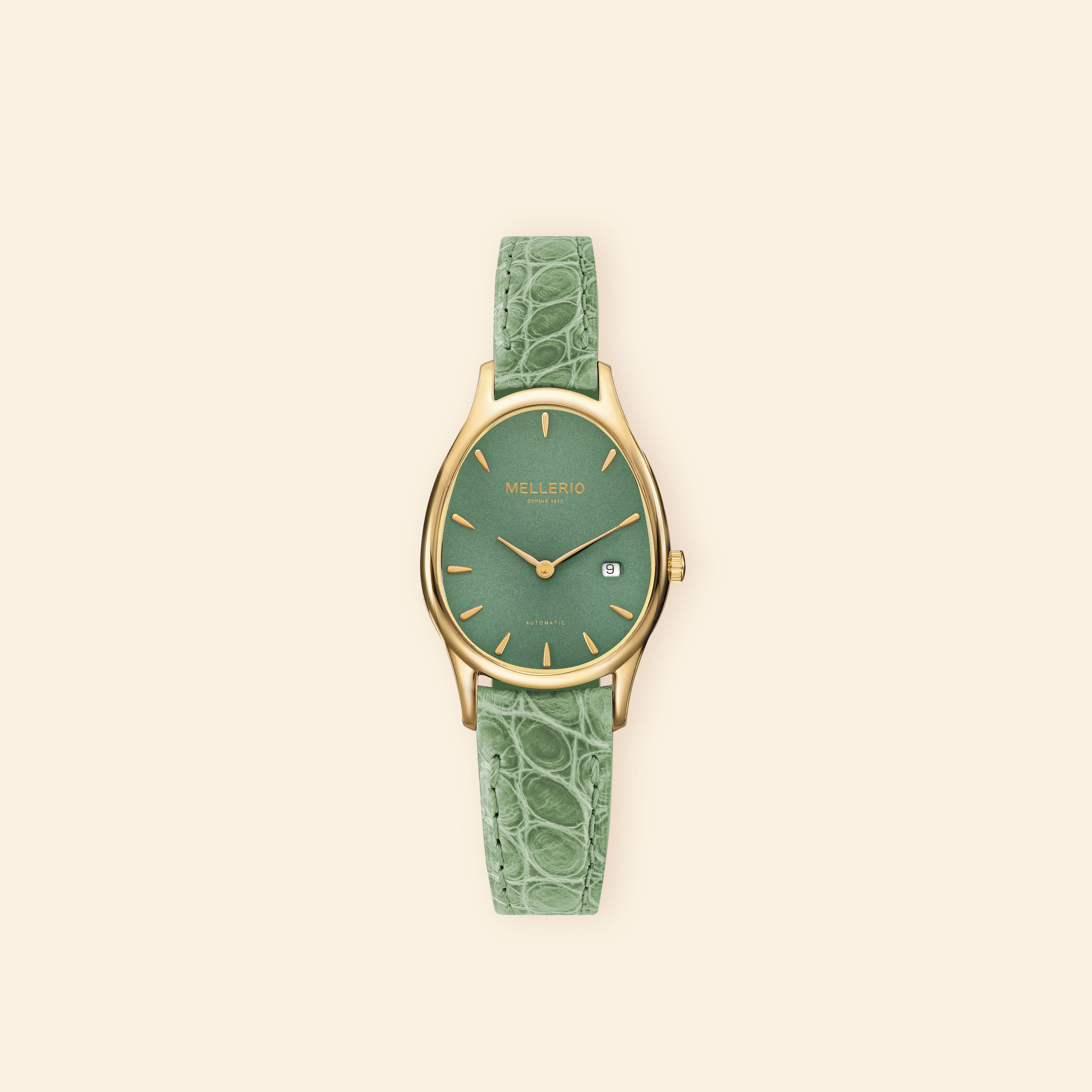 Mini M Cut Watch - Green Dial – Mellerio