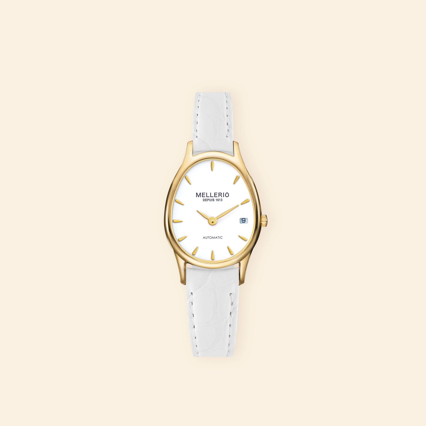 Mini M Cut Watch - White Dial