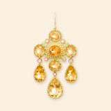 Pierreries Citrines Girandole Earring