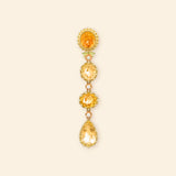 Pierreries Citrines Line Earring