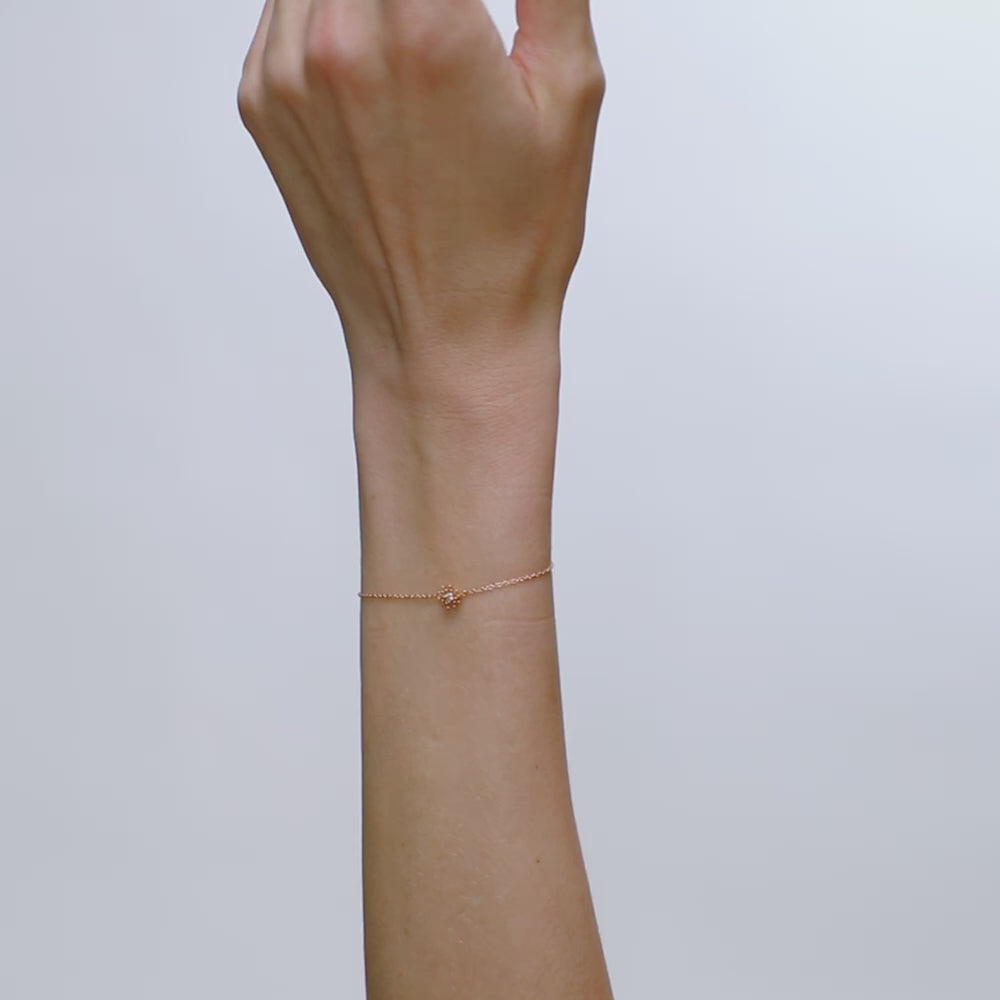 Petit Cactus Bracelet Pink Gold Mellerio