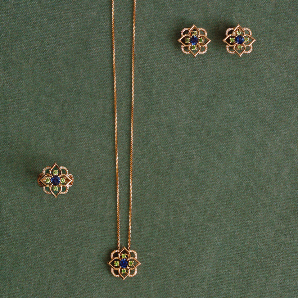 Giardino Necklace Sapphire