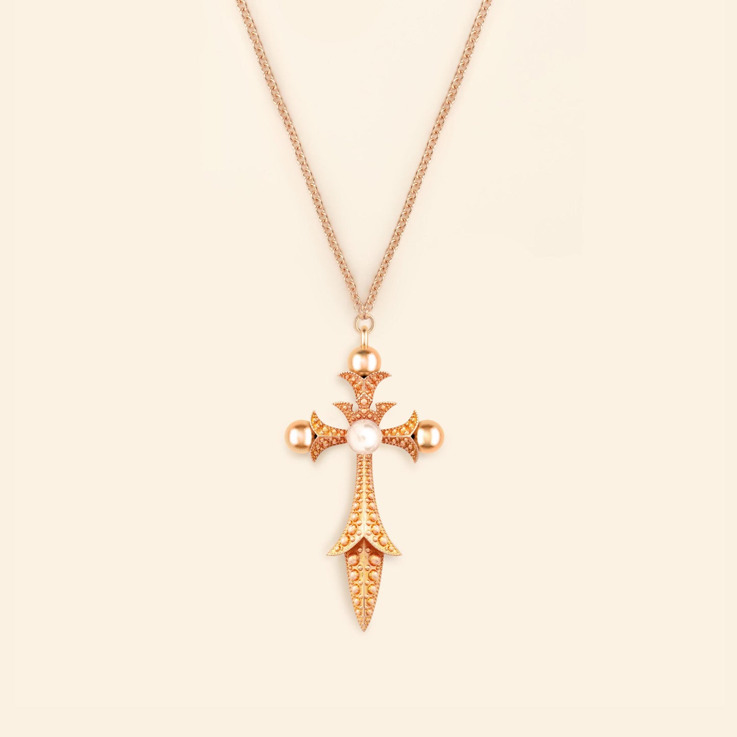 Abbadia Necklace Pink Gold Mellerio