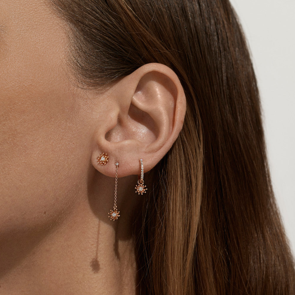 Cactus Vanille Charm Diamond Pink Gold Mellerio