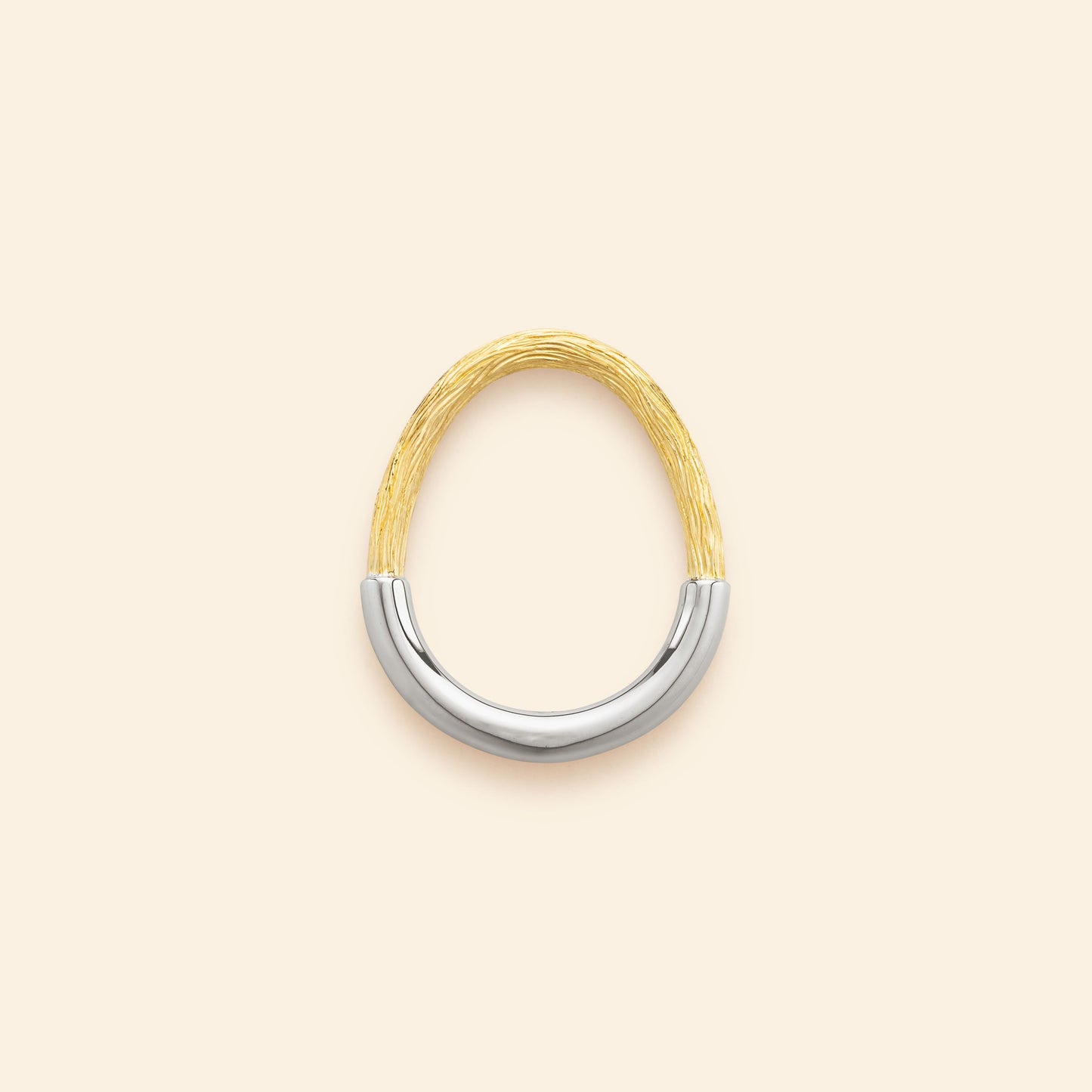 Riviera chasing band Yellow and white gold