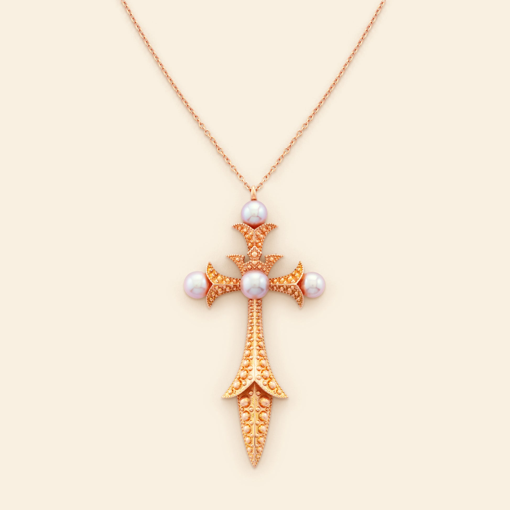 Abbadia Necklace Pink Gold Mellerio