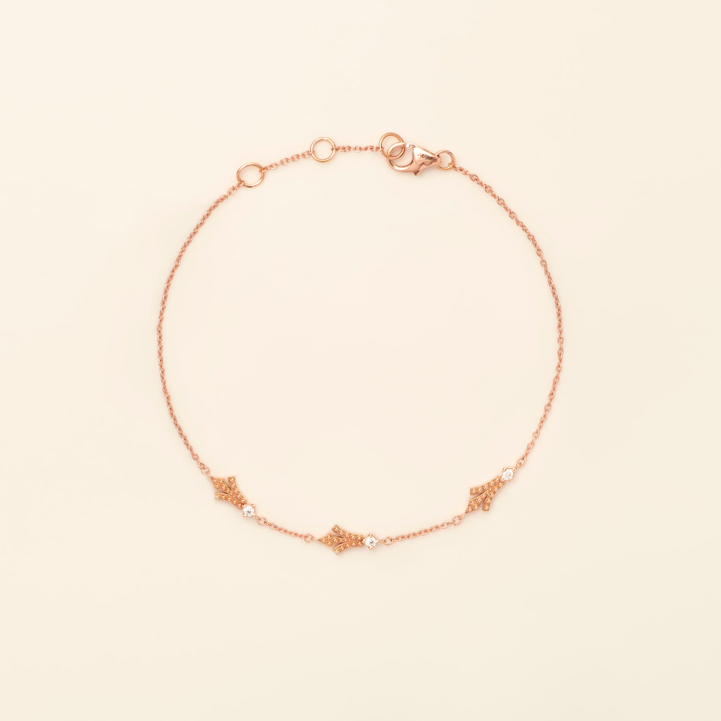 George Bracelet Diamond Pink Gold Mellerio
