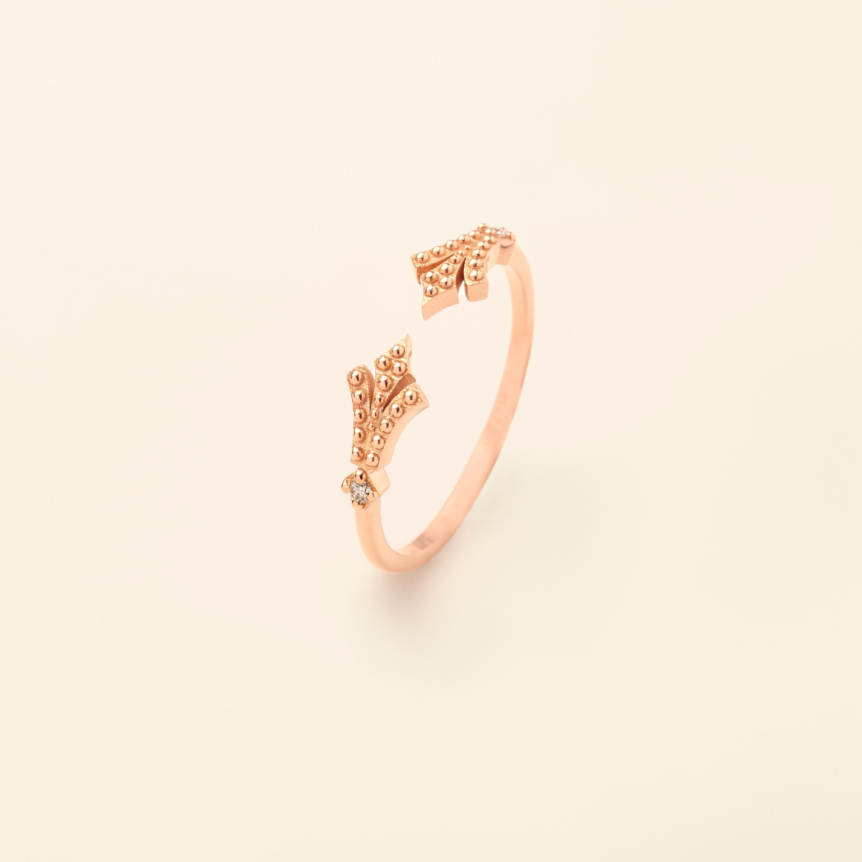 Pink Gold and Diamond Ring George - Luxury Ring Fine Jewelry | Mellerio
