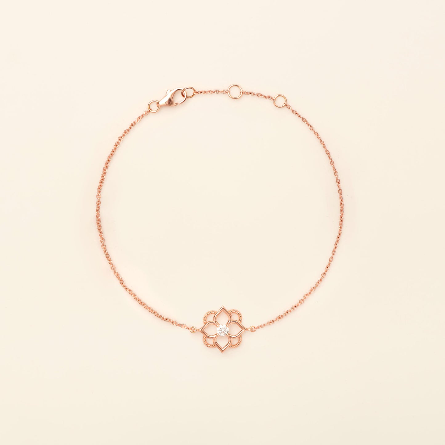 Mini Giardino Bracelet Pink Gold Mellerio