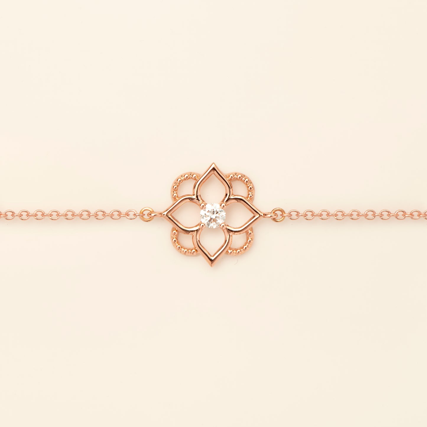 Mini Giardino Bracelet Pink Gold Mellerio