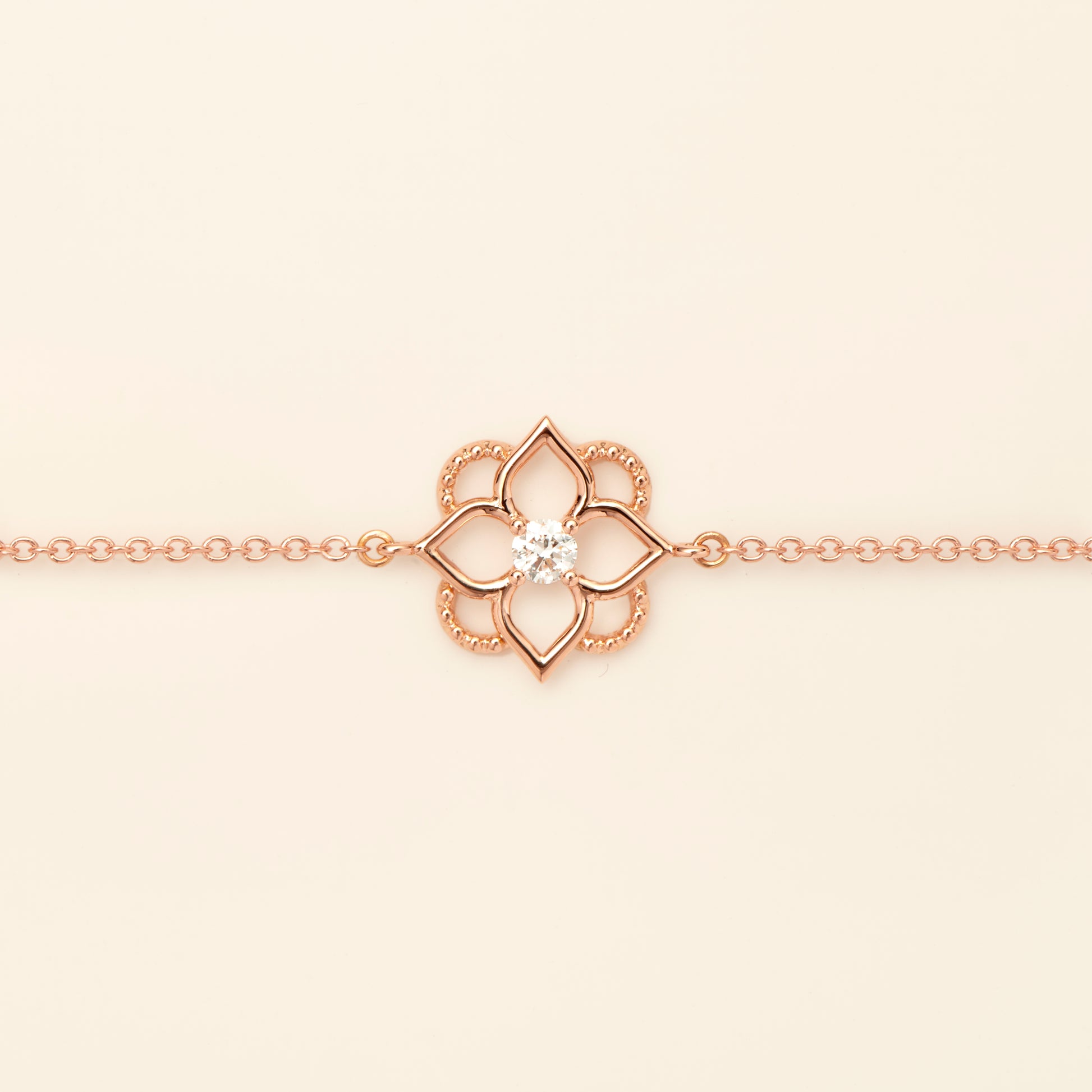 Mini Giardino Bracelet Pink Gold Mellerio