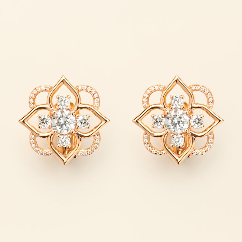 Giardino Medium Earrings Diamond