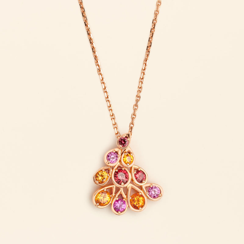 Indra Necklace Pink