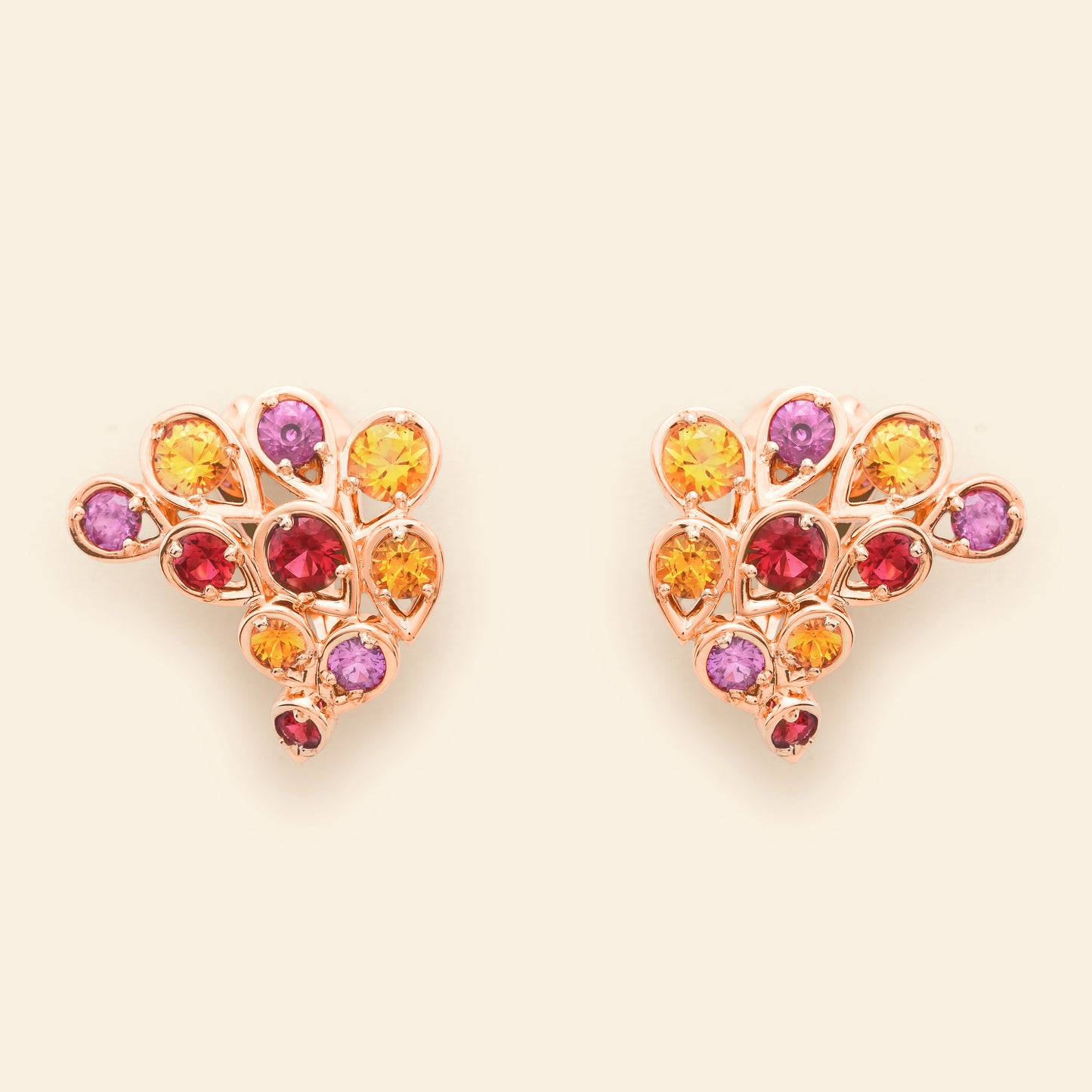 Indra Studs Pink