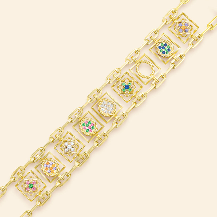 Jardin Suspendu Bracelet Yellow Gold Mellerio