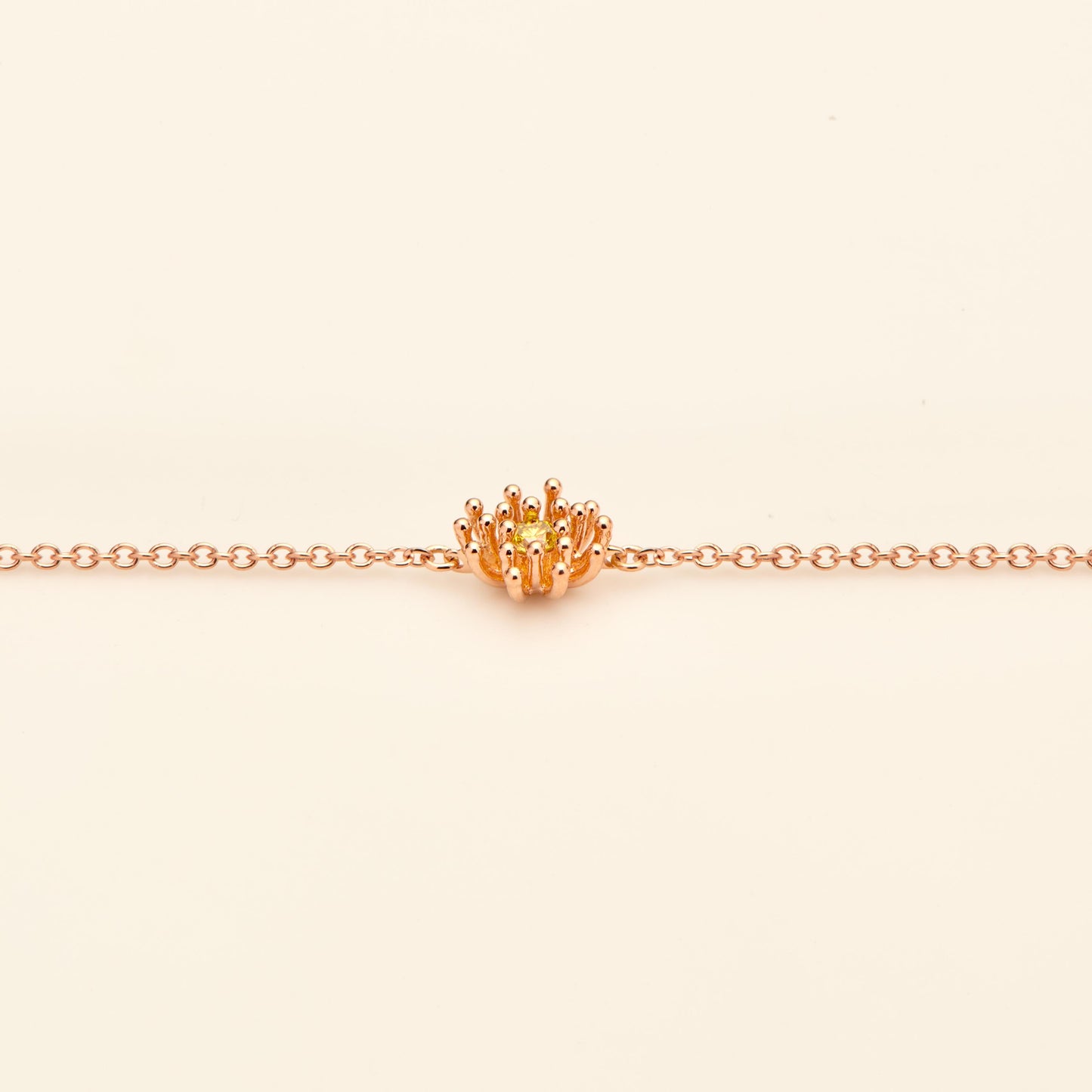 Cactus Vanille Bracelet Yellow Diamond Pink Gold Mellerio