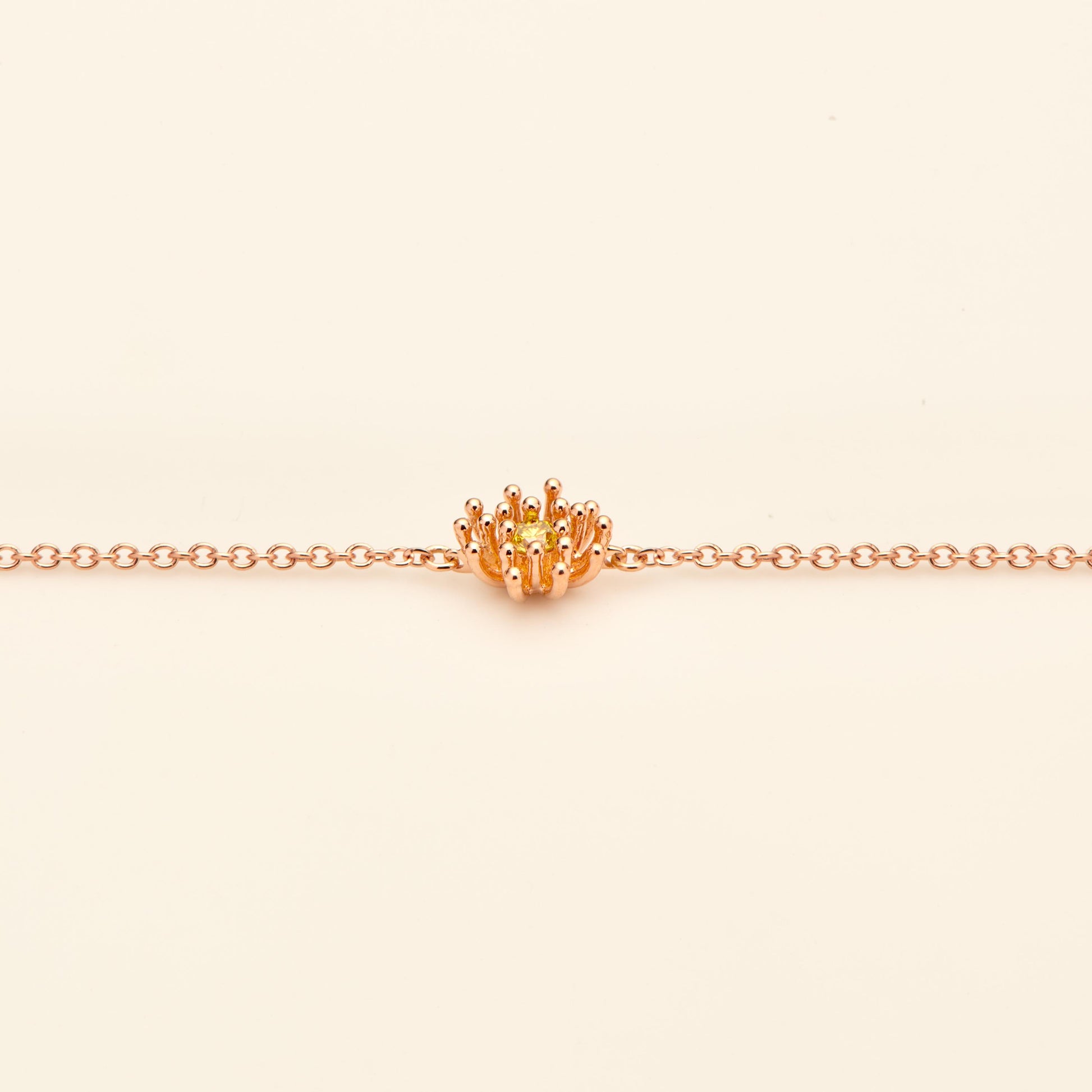 Cactus Vanille Bracelet Yellow Diamond Pink Gold Mellerio
