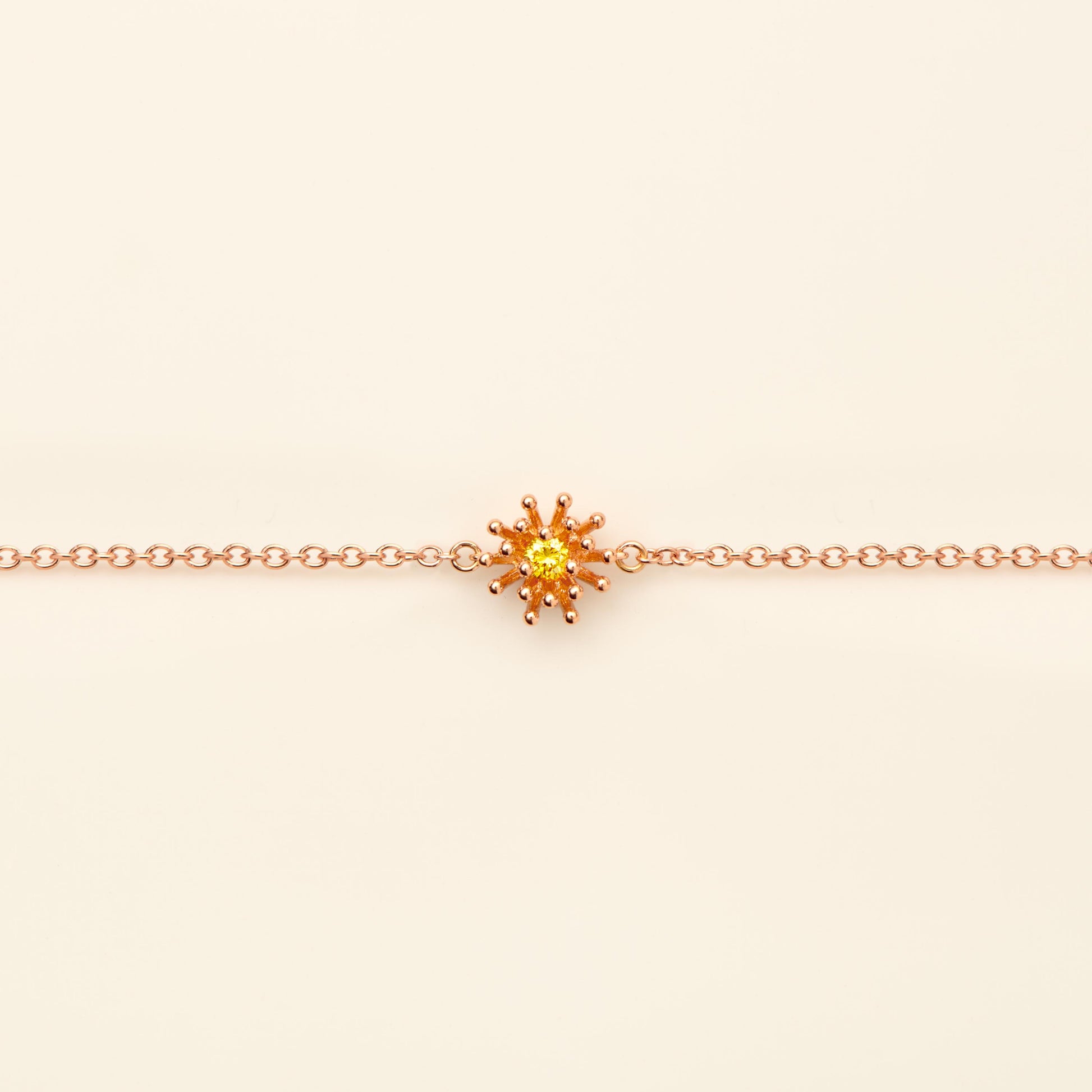 Cactus Vanille Bracelet Yellow Diamond Pink Gold Mellerio