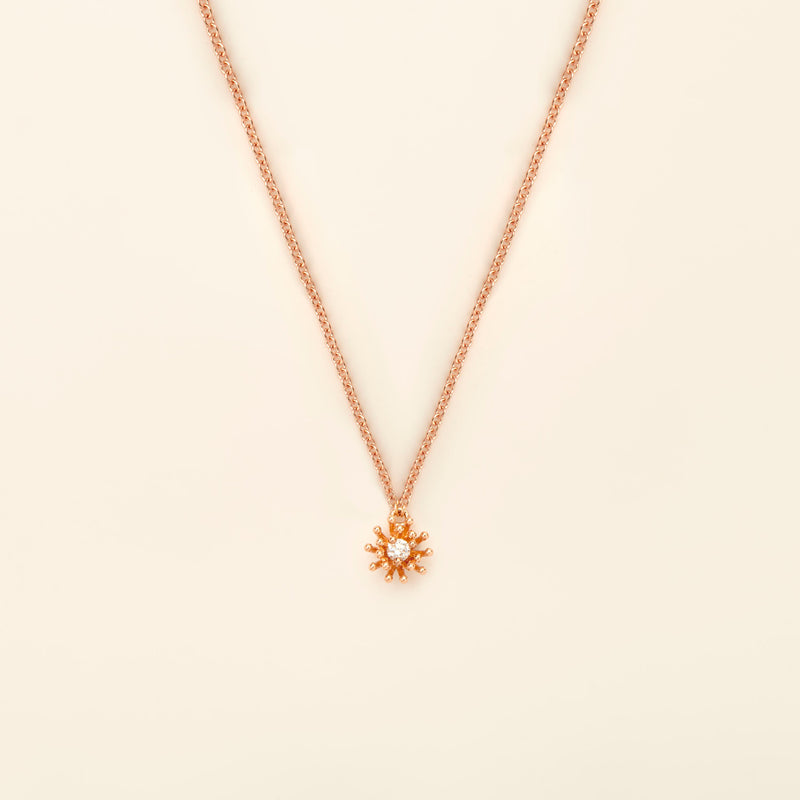 Le petit Cactus Vanille Necklace Diamond