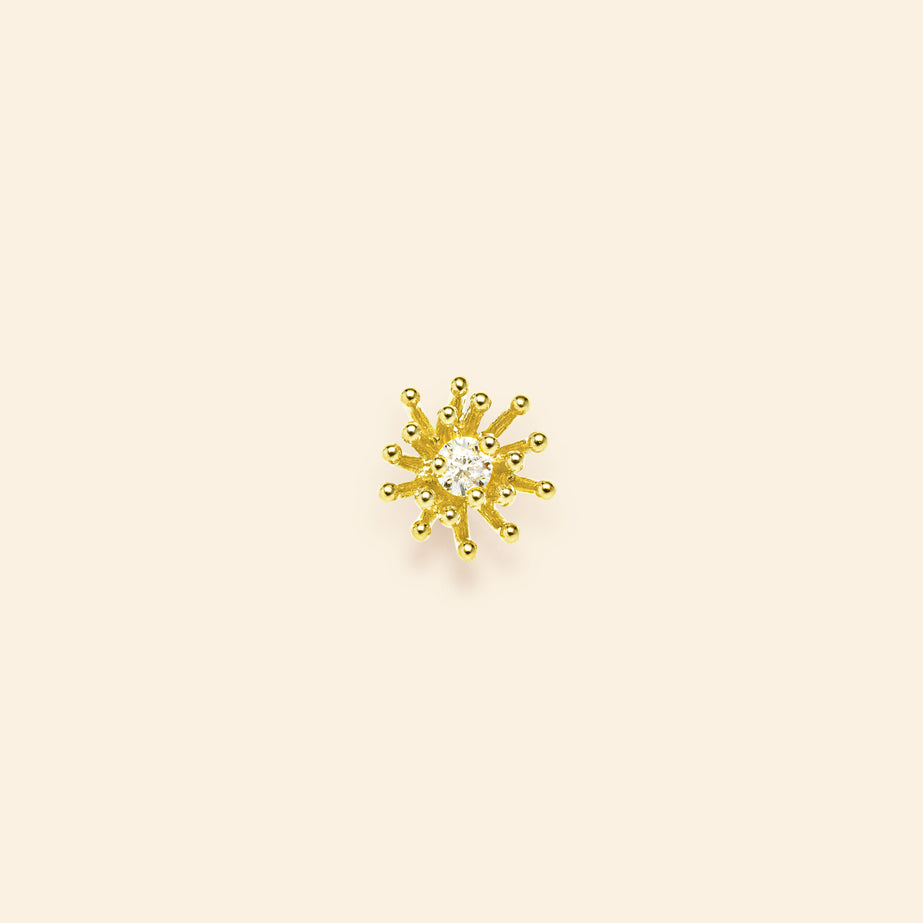 Gold stud earrings Maison Mellerio